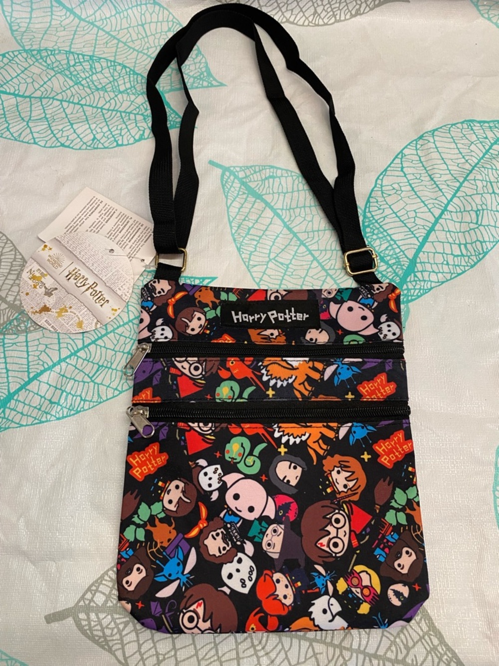 Harry Potter Kids Black Character Crossbody Bag